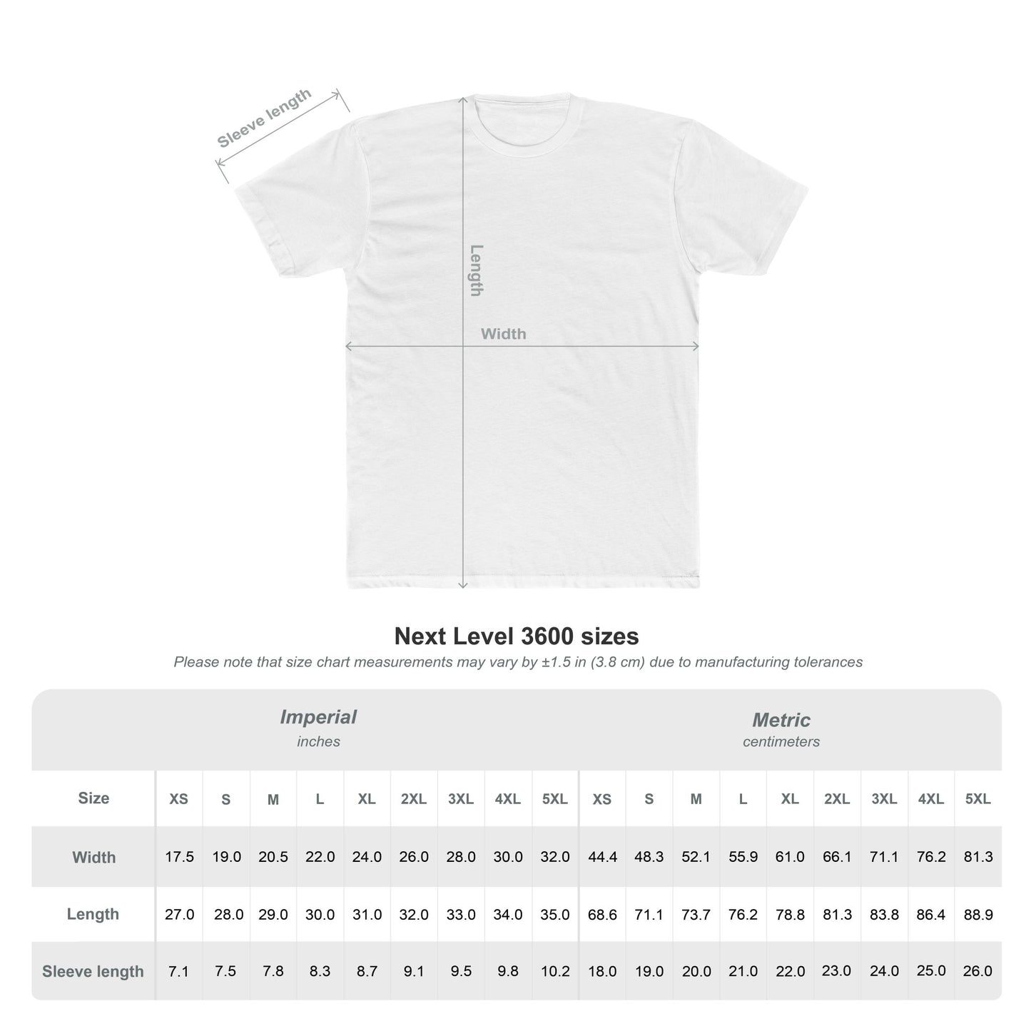 Joofie Unisex Cotton Crew Tee
