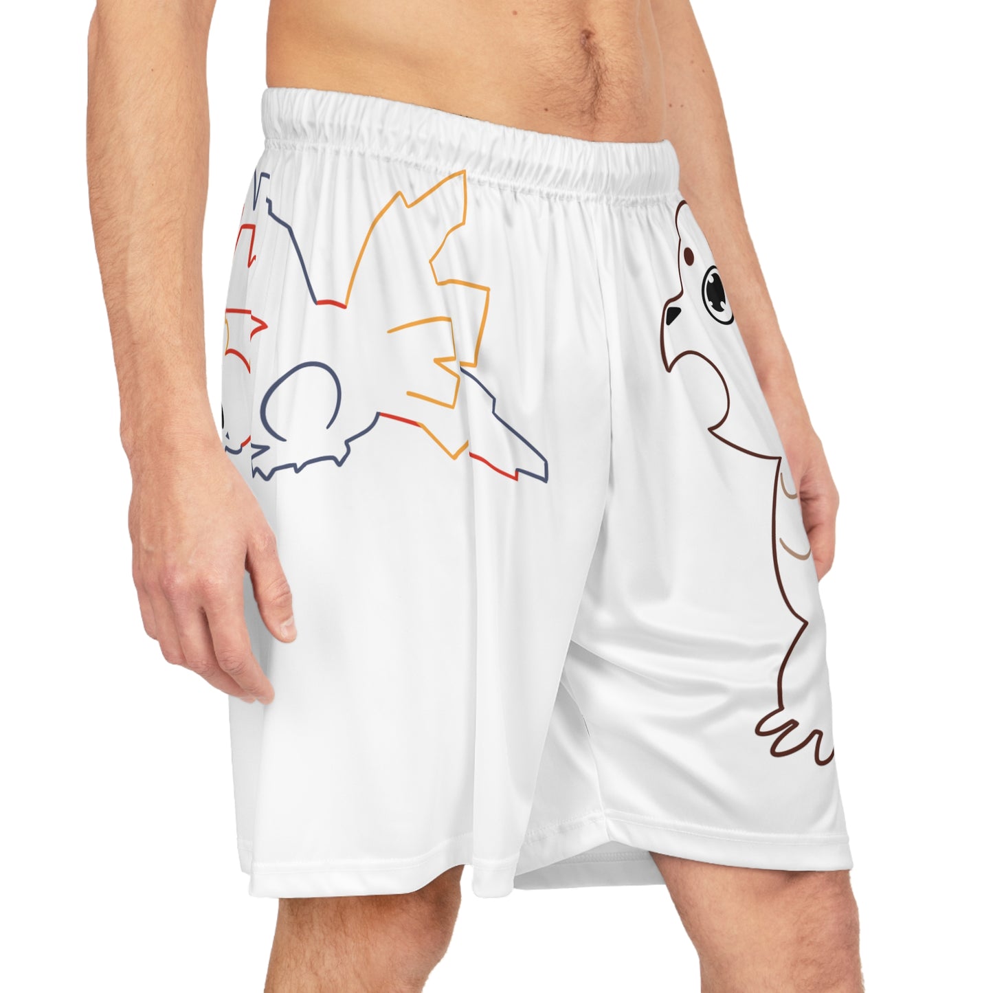 Joof n' Syth Silhouette Basketball Shorts